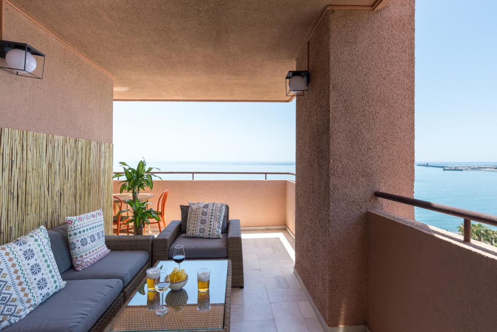 Appartement Mg - Ocean Views In With Parking Included Málaga